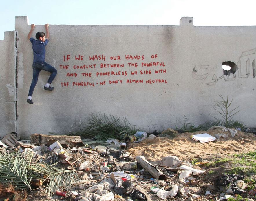 Banksy Gaza 2015