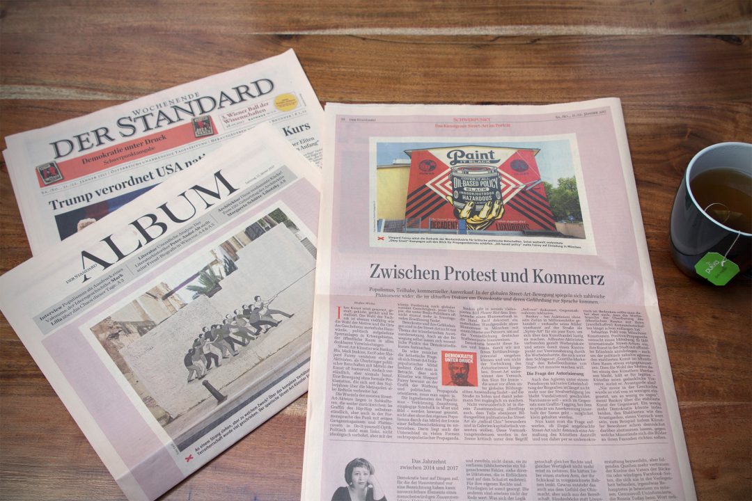 Der Standard - Schwerpunktausgabe - Demokratie unter Druck - Street-Art