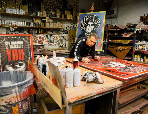 Shepard Fairey Studio View 2019
